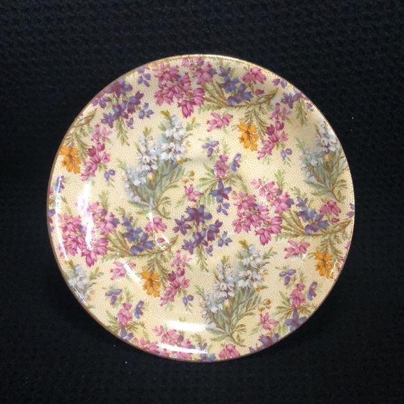 Vintage Lord Nelson “Heather” chintz Teacup & Saucer - Picture 2 of 9